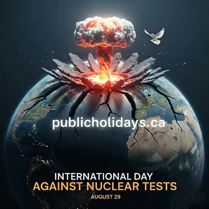 International Day Against Nuclear Tests - August 29 - peace and disarmament