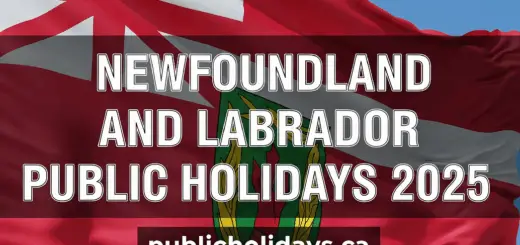 Newfoundland and Labrador Public Holidays 2025