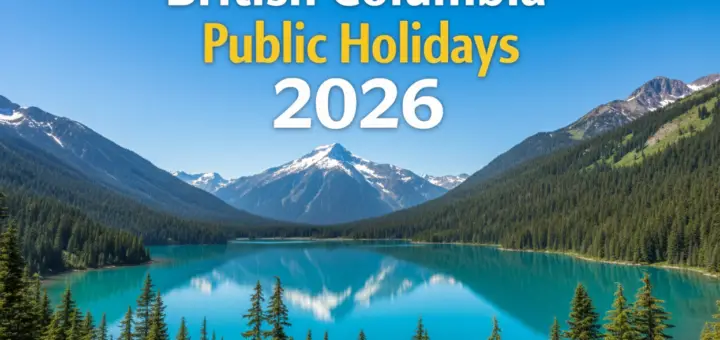 British Columbia Public Holidays 2026