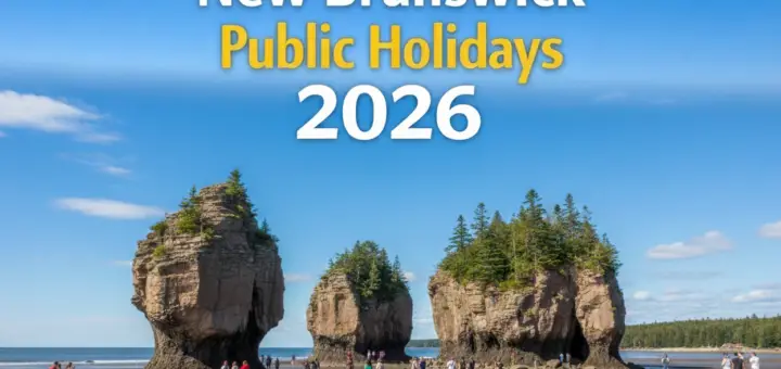 New Brunswick Public Holidays 2026