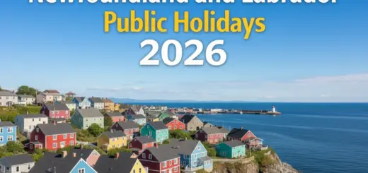 Newfoundland and Labrador Public Holidays 2026