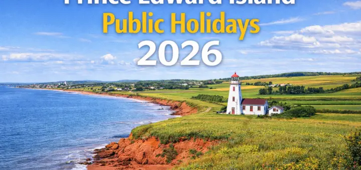 Prince Edward Island Public Holidays 2026
