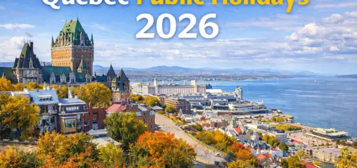 Quebec Public Holidays 2026
