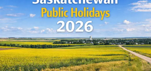 Saskatchewan Public Holidays 2026