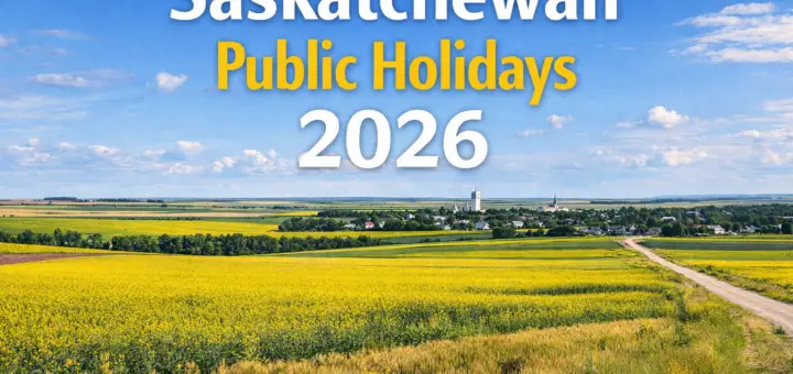 Saskatchewan Public Holidays 2026
