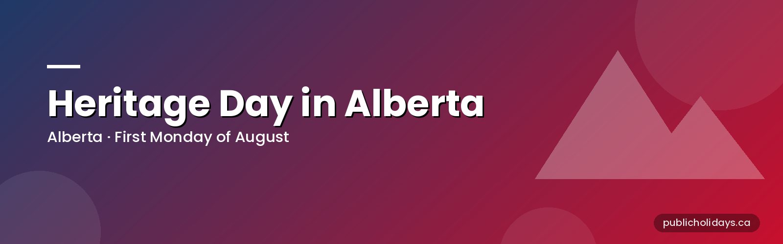 Heritage Day in Alberta: Is It a Stat Holiday? banner