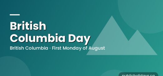 British Columbia Day: Dates and Long Weekend