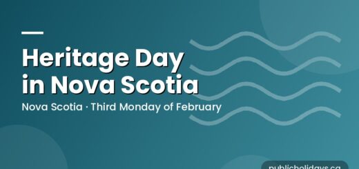 Heritage Day in Nova Scotia: Dates and Honourees