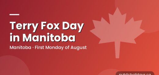Terry Fox Day in Manitoba: First Monday of August